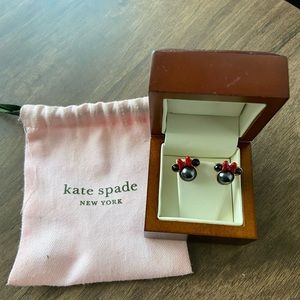 Minnie Mouse x Kate Spade earrings